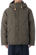 Double Peak Short Down Parka - Moss Green (N25FA105)