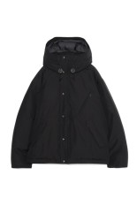 Double Peak Short Down Parka - Black (N25FA105)