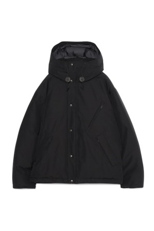 Double Peak Short Down Parka - Black (N25FA105)
