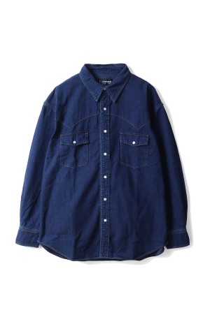WESTERN SHIRTS / BLUE (252LM-SH01)