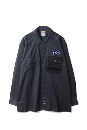 WORK SHIRTS feat.DICKIES / GRAY (252LM-SH03)