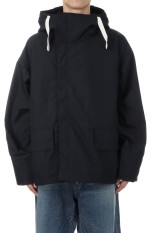 Hooded Deck Jacket - Black (S25FA012)
