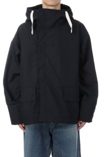 Hooded Deck Jacket - Black (S25FA012)
