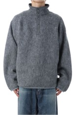 Pullover Mohair Sweater - Heather Gray (S25FJ027)