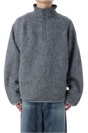Pullover Mohair Sweater - Heather Gray (S25FJ027)