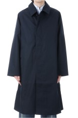 2L Cotton GORE-TEX Balmacaan Coat - Navy (S25SB032)