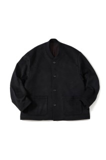 WOOL CASHMERE JACKET / BLACK (D25MS-05002)