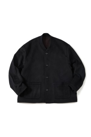 WOOL CASHMERE JACKET / BLACK (D25MS-05002)