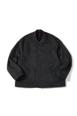 WOOL CASHMERE JACKET / GRAY (D25MS-05002)