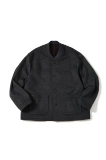 WOOL CASHMERE JACKET / GRAY (D25MS-05002)