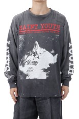 LS TEE / SAINT YOUTH / BLACK (SM-HR1-0000-032)
