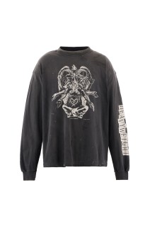 LS TEE / HEAVY WEIGHT / BLACK (SM-HR1-0000-033)