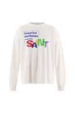 LS TEE / BEAUTIFUL SAINT / WHITE (SM-HR1-0000-036)