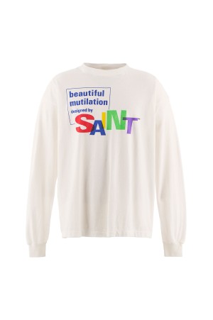 LS TEE / BEAUTIFUL SAINT / WHITE (SM-HR1-0000-036)