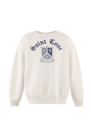 CRW NECK SWEAT / SAINT LOVE / WHITE (SM-HR1-0000-047)