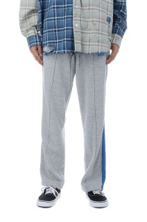 SWEAT PANTS / SIDE LINE / GRAY (SM-HR1-0000-063)