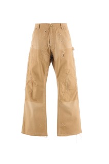 DOUBLE KNEE PANTS / BEIGE (SM-HR1-0000-084)