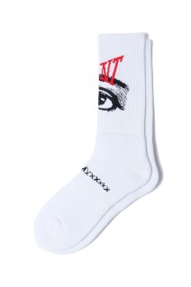 SOCKS / EYE / WHITE (SM-HR1-0000-103)