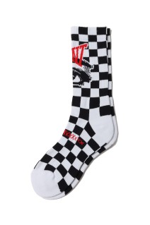 SOCKS / EYE / BLACK+WHITE (SM-HR1-0000-106)