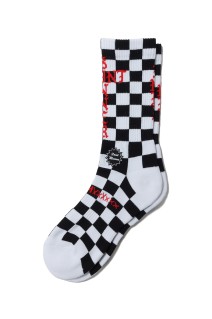 SOCKS / SINNER / BLACK+RED (SM-HR1-0000-117)