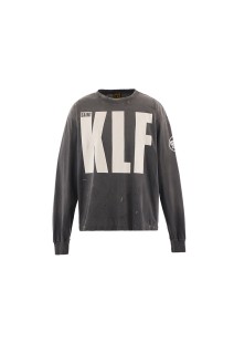 KLF_LS TEE / WHITE KLF / BLACK (SM-HR1-0000-C03)