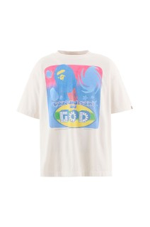 BAPE_SS TEE / GOD / WHITE (SM-HR1-0000-C35)