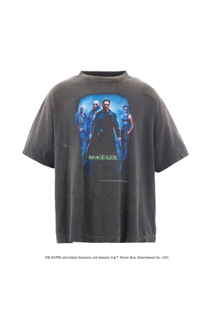 MTRX_SS TEE / THE MATRIX GREEN LOGO / BLACK (SM-HR1-0000-C42)