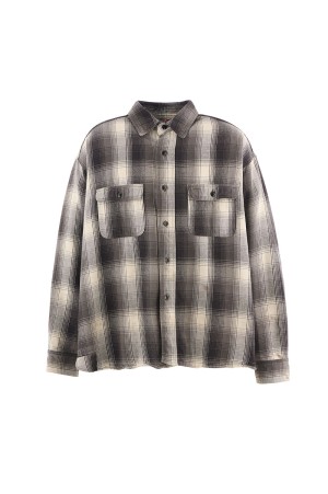 BB_FLANNEL SHIRT / CHECK / BLACK (SM-HR1-0000-C52)