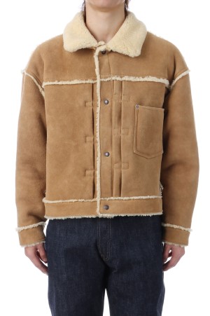 BB_MOUTON JACKET / MOUTON / BEIGE (SM-HR1-0000-C59)