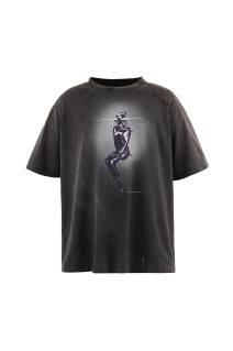 SRYM_SS TEE / MASK / BLACK (SM-HR1-0000-C75)