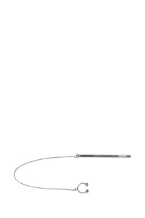 Hair Pin with Chain Ear cuff - SILVER (hp9424)