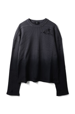 FADE DAMAGE LS TEE / BLACK (BR25AW-C5003)
