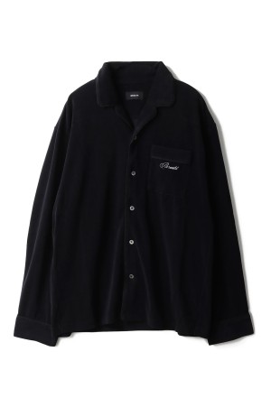 SCRIPT LOGO SLAB SHIRT / BLACK (BR25AW-S2001)