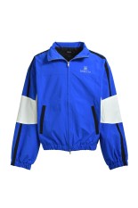 CREST LOGO WARM UP JACKET / BLUE (BR25AW-O0011)