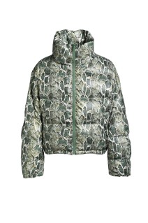 FAUX LEATHER SNAKE DOWN JACKET / GREEN SNAKE (BR25AW-O0025)
