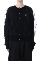 Tulle Cardigan - Black (CK-25188)
