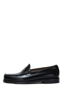 WEEJUN HERITAGE LARSON MOC PENNY - BLACK LEATHER (BA11010H)