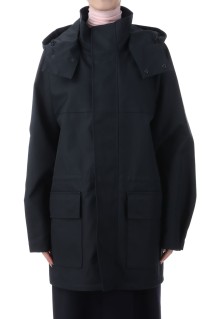 HIGH-DENSITY BONDED COTTON GABARDINE BLOUSON - DARK NAVY (A25AB02CB)