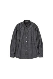 SUPER LIGHT WOOL SHIRT - TOP CHARCOAL (A25AS04OS)
