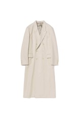 LIGHT MELTON CHESTERFIELD COAT - CREAM BEIGE (A25AC05LM)