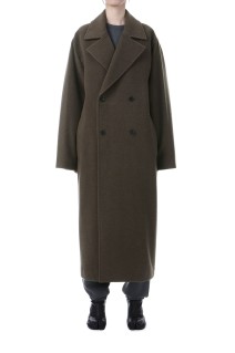 SUPER FINE WOOL MOSSER CHESTERFIELD COAT - TOP BROWN (A25AC05WM)