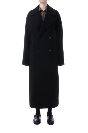 SUPER FINE WOOL MOSSER CHESTERFIELD COAT - TOP BROWN (A25AC05WM)