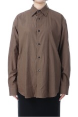 WASHED FINX TWILL SHIRT - BROWN (A25AS04TN)