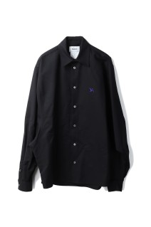 PTERANODON EMBROIDERED SHIRT - BLACK (25AW57SH165)