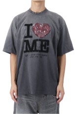 GRIP-LOVE T-SHIRT - BLACK (25AW51CS401)