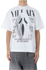 VILLAIN COVER PRINT T-SHIRT - WHITE (25AW48CS411)