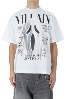 VILLAIN COVER PRINT T-SHIRT - WHITE (25AW48CS411)