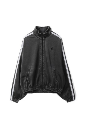 FADED BLACK TRACK JACKET - GREY (25AW27BL239)