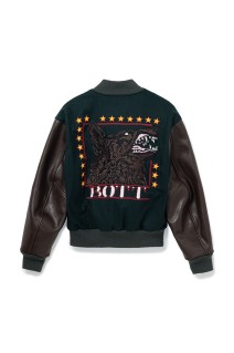 Wolf Varsity Jacket - Forest