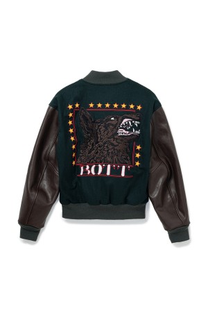 Wolf Varsity Jacket - Forest